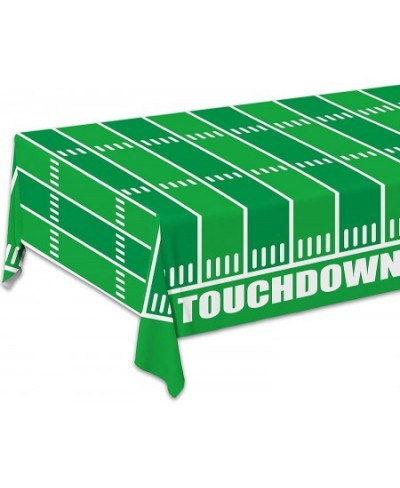 Football Theme Party Disposable Tablecloth Plastic Touchdown Table Cover for Birthday Party Football Party Games Decoration 5...