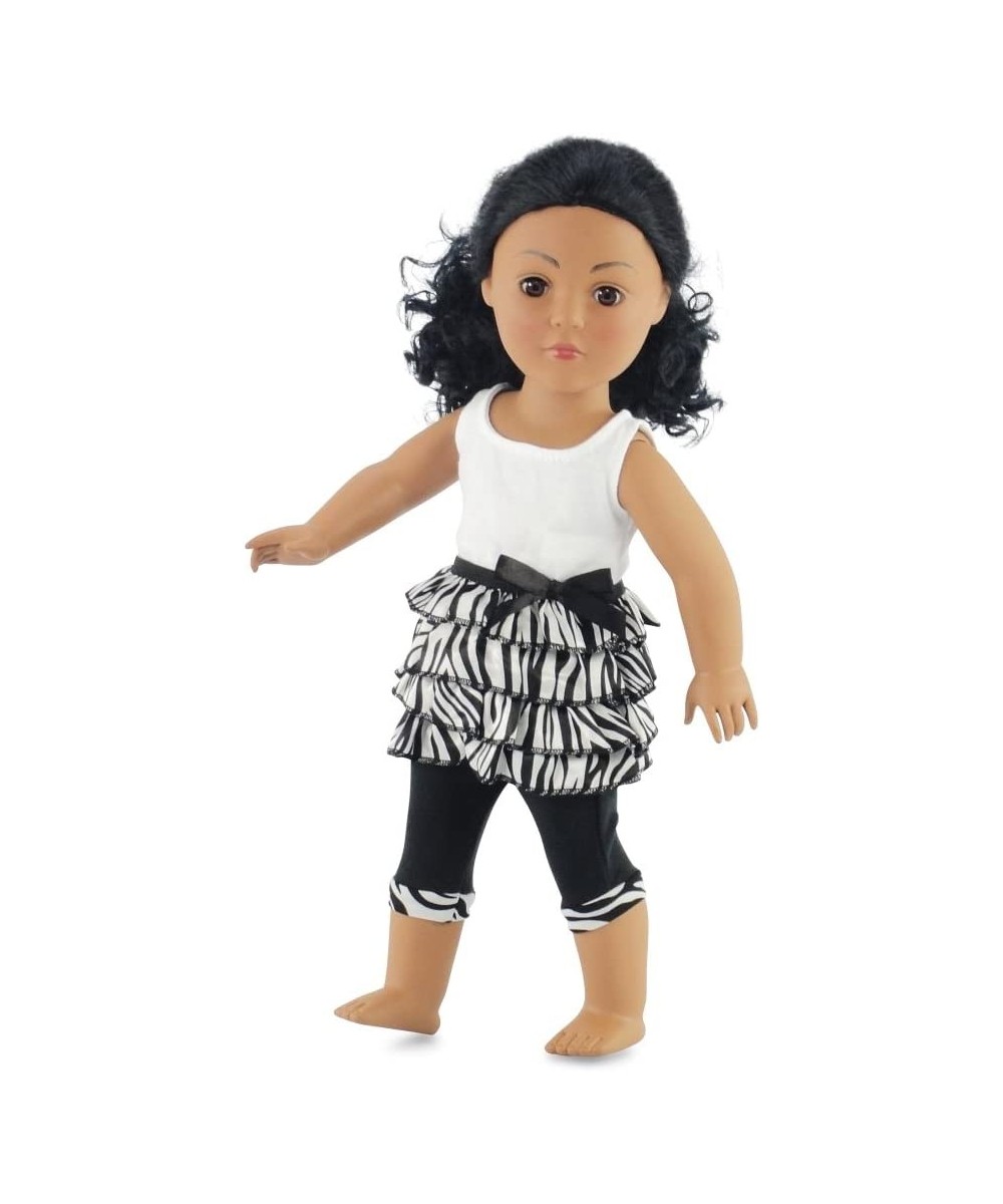 Doll Clothes| Fun 18-Inch Doll 2-PC Zebra Print Casual Doll Clothing Outfit | Compatible with American Girl Dolls | Gift-Boxe...