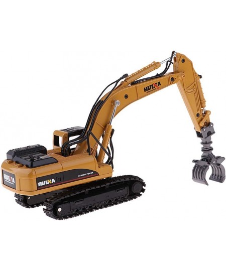 Construction Vehicle Toys Timber Grab Excavator Heavy Metal 1/50 Scale Grab Wooden/Building Materials Vehicle Engineering All...