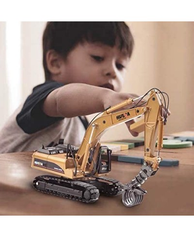 Construction Vehicle Toys Timber Grab Excavator Heavy Metal 1/50 Scale Grab Wooden/Building Materials Vehicle Engineering All...