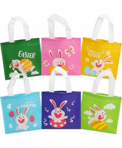 Easter Gift Tote Bags 24 Pcs Bunny Non Woven Goodie Treat Eggs Bags with Handles for Easter Kids Party Favor and Egg Hunt $17...