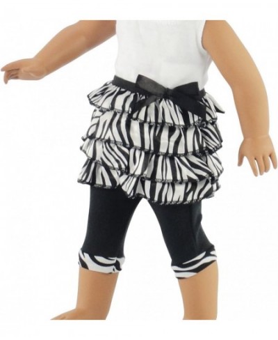 Doll Clothes| Fun 18-Inch Doll 2-PC Zebra Print Casual Doll Clothing Outfit | Compatible with American Girl Dolls | Gift-Boxe...