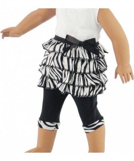 Doll Clothes| Fun 18-Inch Doll 2-PC Zebra Print Casual Doll Clothing Outfit | Compatible with American Girl Dolls | Gift-Boxe...