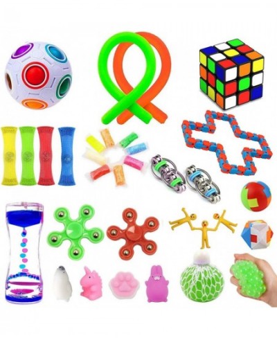 32 Pack Sensory Fidget Toys Set Stress Relief Hand Toys for Adults Kids Perfect for Birthday Party Favors School Classroom Re...