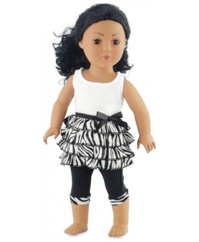 Doll Clothes| Fun 18-Inch Doll 2-PC Zebra Print Casual Doll Clothing Outfit | Compatible with American Girl Dolls | Gift-Boxe...