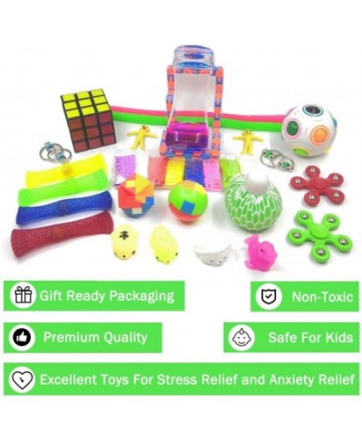 32 Pack Sensory Fidget Toys Set Stress Relief Hand Toys for Adults Kids Perfect for Birthday Party Favors School Classroom Re...