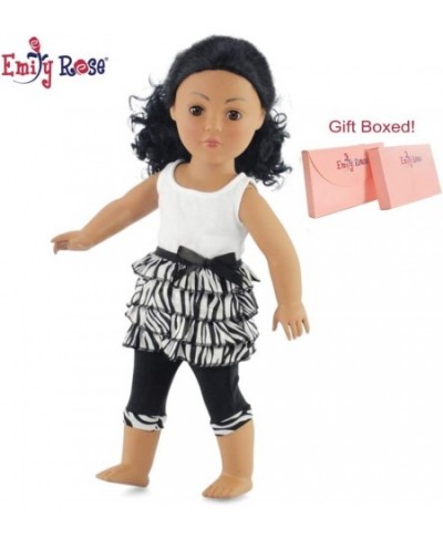 Doll Clothes| Fun 18-Inch Doll 2-PC Zebra Print Casual Doll Clothing Outfit | Compatible with American Girl Dolls | Gift-Boxe...