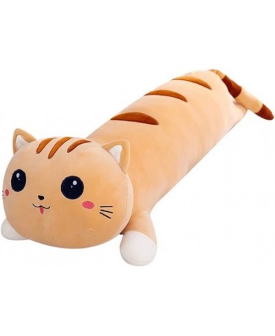 Cute Cartoon Cat Plush Pillow Long Cat Plushie Stuffed Animal Sleeping Pillow Body Pillow (35inch Brown) $51.25 - Kids' Plush...