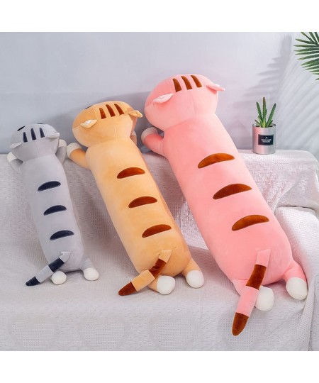 Cute Cartoon Cat Plush Pillow Long Cat Plushie Stuffed Animal Sleeping Pillow Body Pillow (35inch Brown) $51.25 - Kids' Plush...