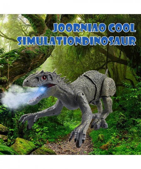 Remote Control Dinosaur Toys for Kids Educational RC Toys Rechargeable Robot Dinosaur Light & Roaring Simulation Velociraptor...