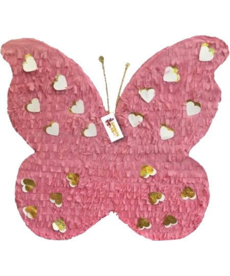 APINATA4U Large 17" Pink & Gold Butterfly Pinata Butterfly Theme Birthday Party $64.18 - Piñatas