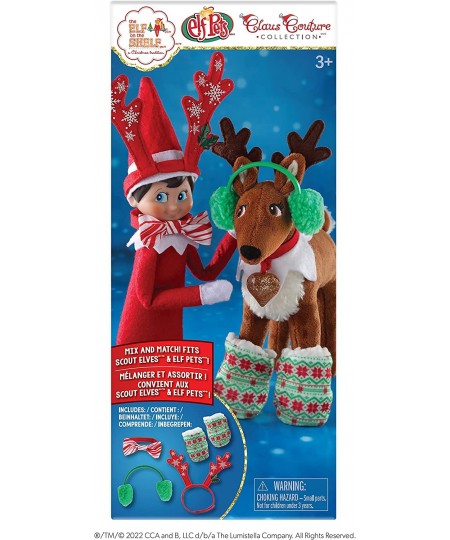 Elf On The Shelf Saint Bernard with Claus Couture Collection - Party Pack for Animals $65.20 - Plush Figure Toys