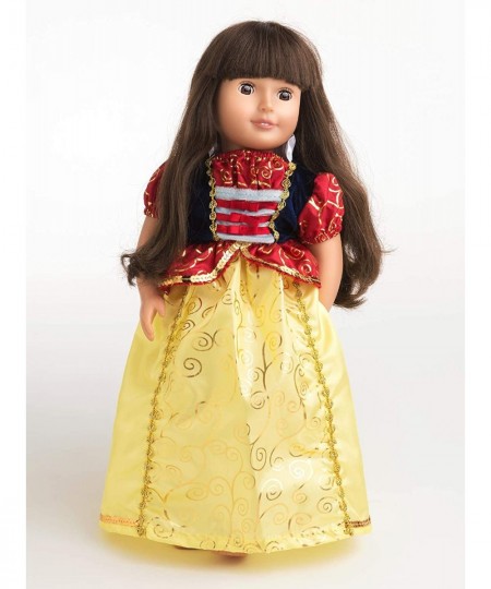 Snow White Princess Doll Dress - Doll Not Included - Machine Washable Child Pretend Play and Party Doll Clothes with No Glitt...