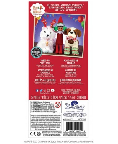 Elf On The Shelf Saint Bernard with Claus Couture Collection - Party Pack for Animals $65.20 - Plush Figure Toys