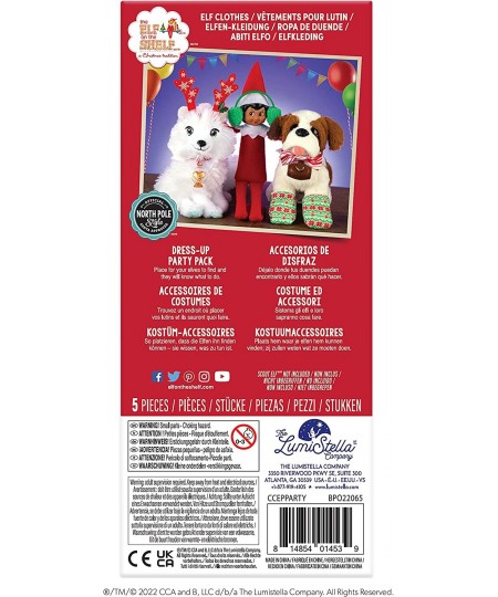 Elf On The Shelf Saint Bernard with Claus Couture Collection - Party Pack for Animals $65.20 - Plush Figure Toys