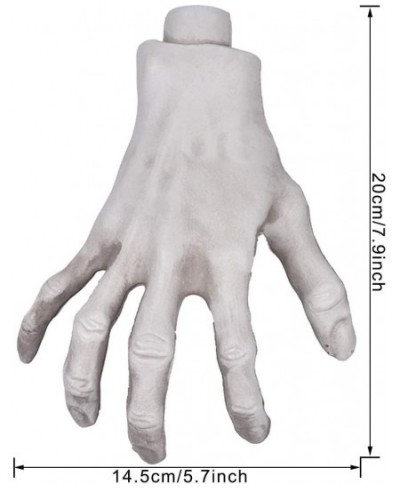 Halloween Skeleton Hands - Realistic Life Size Severed Fake Plastic Hands for Halloween Props Decoration 2 Pairs $18.79 - Gag...