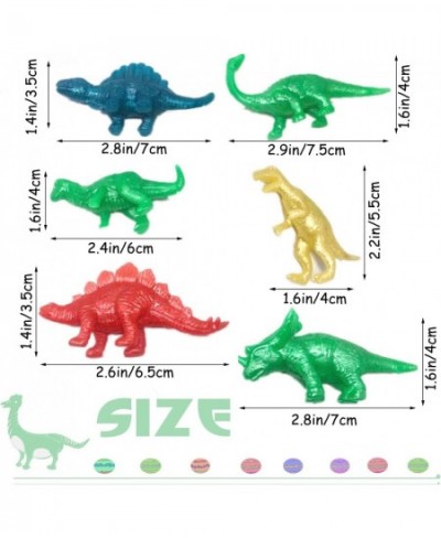 48Pcs Mixed Color Stretchy Dinosaurs Toys Stretchy Fidget Sensory Toys Soft Dinosaur Toys Kit for Birthday Party Goodie Bags ...