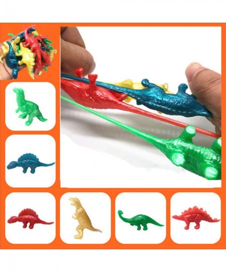 48Pcs Mixed Color Stretchy Dinosaurs Toys Stretchy Fidget Sensory Toys Soft Dinosaur Toys Kit for Birthday Party Goodie Bags ...