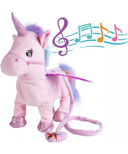 Electronic Pet Walking Unicorn Toys for Toddlers Color: Pink $51.72 - Plush Interactive Toy Figures