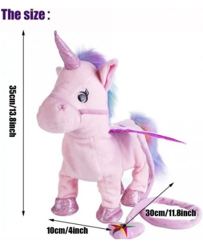 Electronic Pet Walking Unicorn Toys for Toddlers Color: Pink $51.72 - Plush Interactive Toy Figures