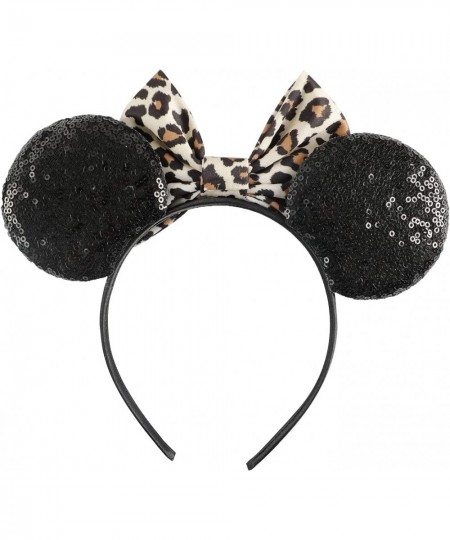 Leopard Mouse Ears Headbands 2 Pcs Bow Mouse Ears for Women Girls Kids Adult Mommy Party Decorations $22.31 - Kids' Dress-Up ...