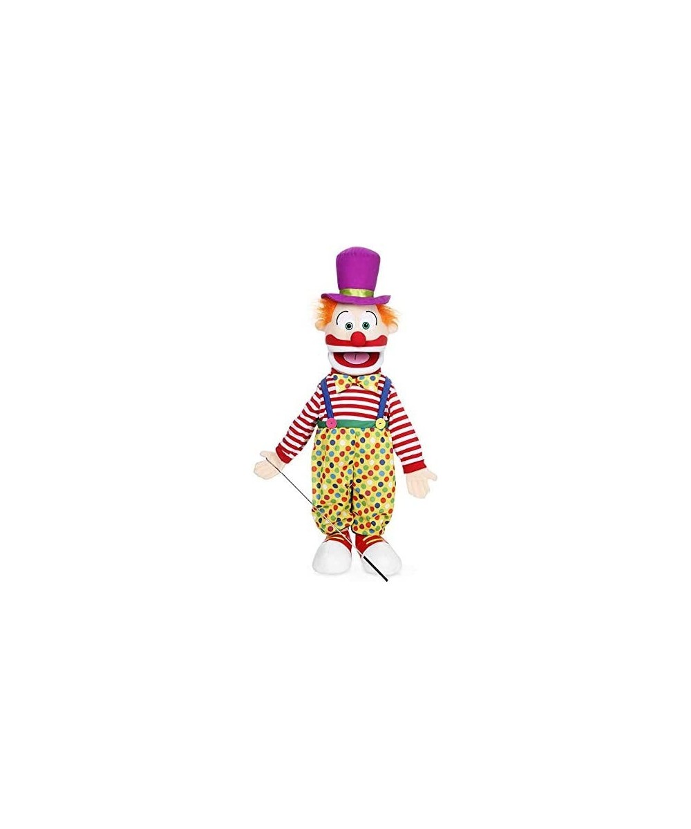 25" Clown w/ Hat Full Body Ventriloquist Style Puppet $95.10 - Ventriloquist Puppets