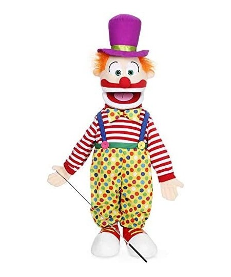 25" Clown w/ Hat Full Body Ventriloquist Style Puppet $95.10 - Ventriloquist Puppets