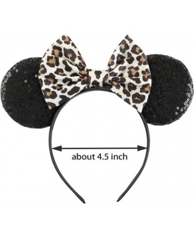 Leopard Mouse Ears Headbands 2 Pcs Bow Mouse Ears for Women Girls Kids Adult Mommy Party Decorations $22.31 - Kids' Dress-Up ...