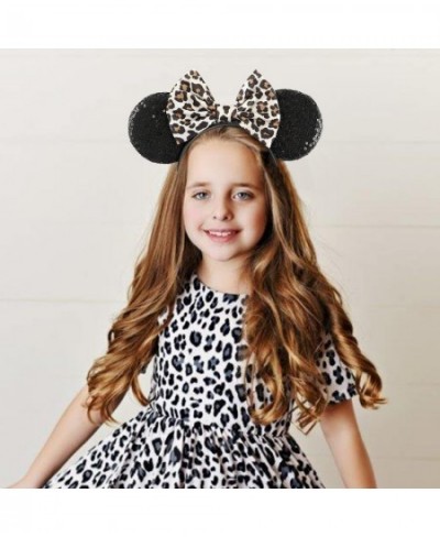 Leopard Mouse Ears Headbands 2 Pcs Bow Mouse Ears for Women Girls Kids Adult Mommy Party Decorations $22.31 - Kids' Dress-Up ...