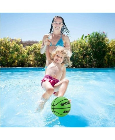 Small Basketballs for Kids 3 Balls and Pump Mini Basketball 6.5 in. Safe and Soft Toddler Bouncy Balls for Indoor/Outdoor Gam...