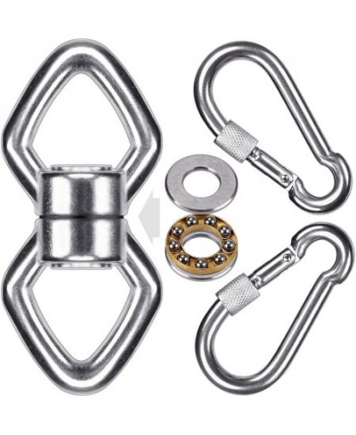 Besthouse Swing Swivel with 2 Carabiners 770LB Capacity Safest Rotational Device Hanging Accessory with 2 Bearing for Aerial ...