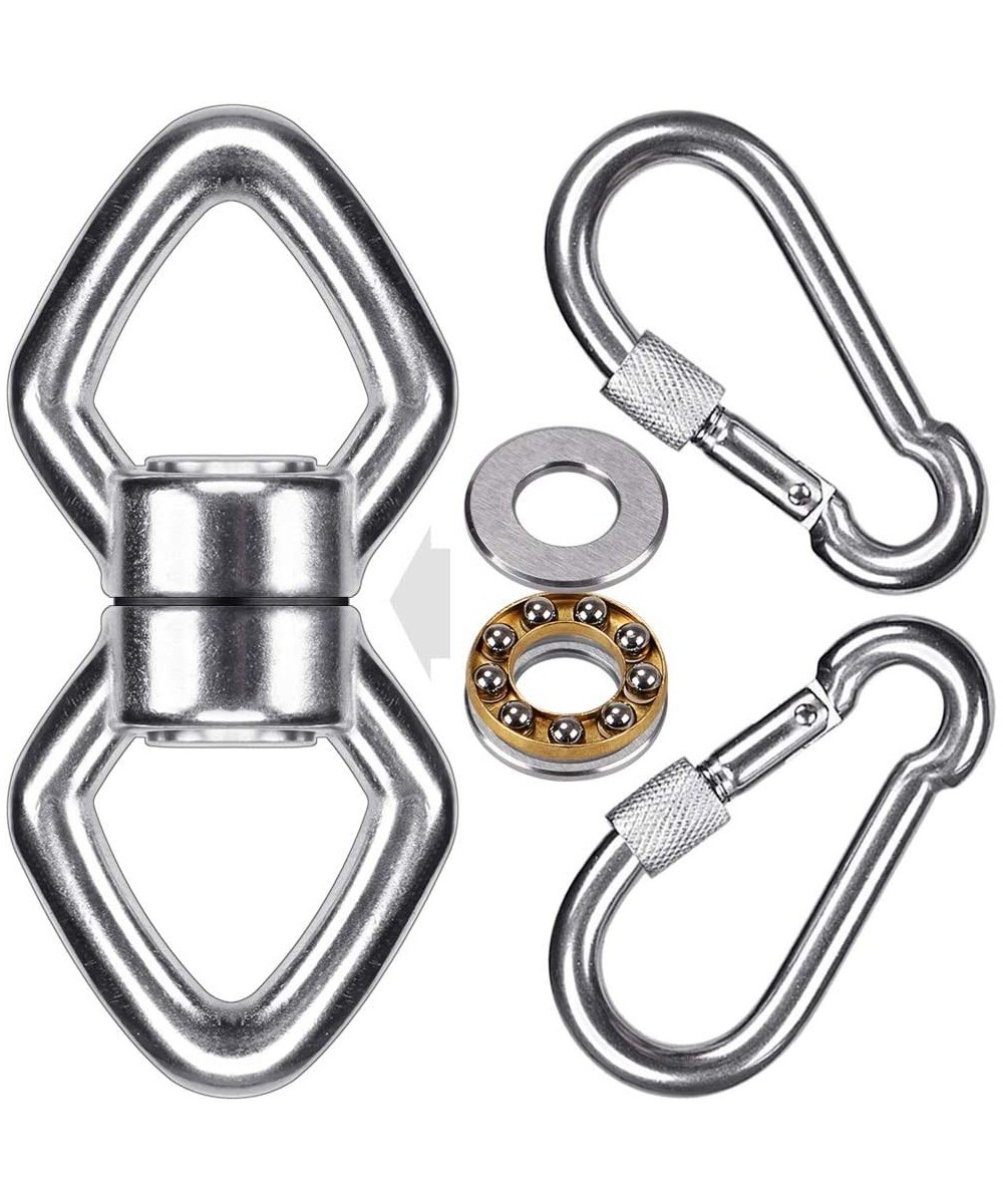 Besthouse Swing Swivel with 2 Carabiners 770LB Capacity Safest Rotational Device Hanging Accessory with 2 Bearing for Aerial ...