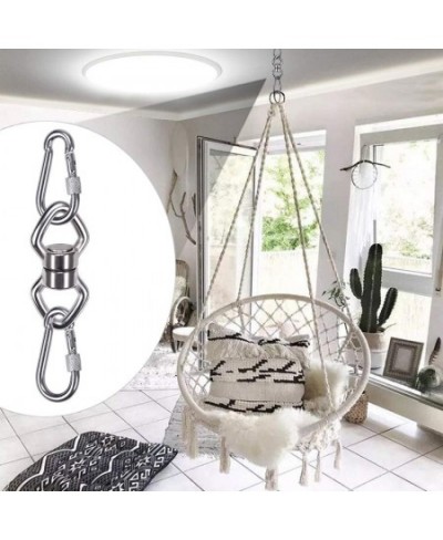 Besthouse Swing Swivel with 2 Carabiners 770LB Capacity Safest Rotational Device Hanging Accessory with 2 Bearing for Aerial ...