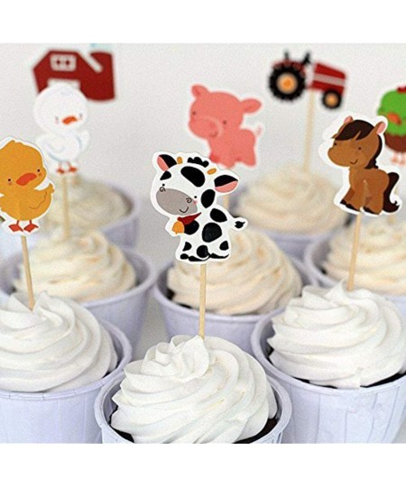 53Pcs Farm Birthday Party Supplies for Kids Barnyard Farm Animal Theme Party Decorations Animal Birthday Banner Farm Animal W...