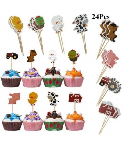 53Pcs Farm Birthday Party Supplies for Kids Barnyard Farm Animal Theme Party Decorations Animal Birthday Banner Farm Animal W...