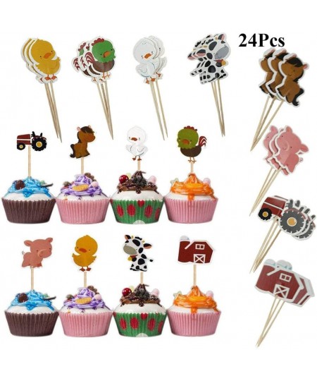 53Pcs Farm Birthday Party Supplies for Kids Barnyard Farm Animal Theme Party Decorations Animal Birthday Banner Farm Animal W...