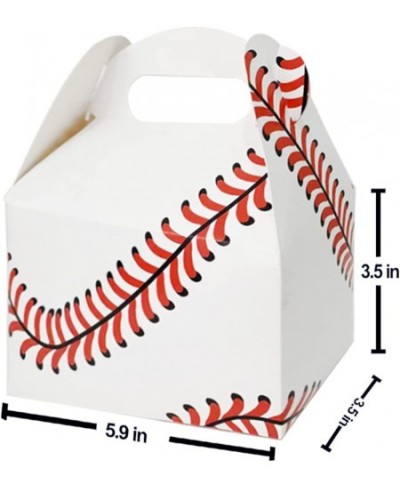 18 PCS Baseball Birthday Treat Boxes for Birthday Party Supplies Favor Gift Bags for Kids Baseball Themed Design for Birthday...