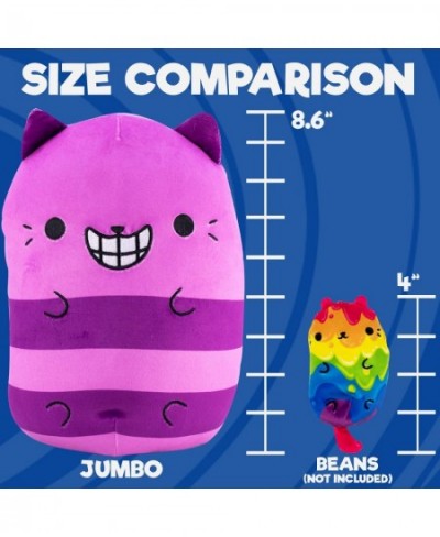 - Jumbo - Chesire - 8" Super Soft and Squishy Bean-Filled Weighted Stuffed Animals - Great Gifts for Kids Boys & Girls - Coll...