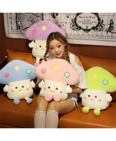 Mushroom Plush Cute Toy 21" Mushroom Pillows Soft Hugging Pillow Mushroom Stuffed Plush Toy Super Soft Kawaii Plush Toys for ...