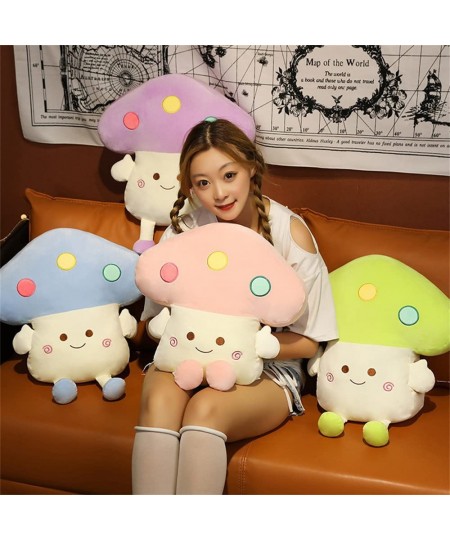 Mushroom Plush Cute Toy 21" Mushroom Pillows Soft Hugging Pillow Mushroom Stuffed Plush Toy Super Soft Kawaii Plush Toys for ...