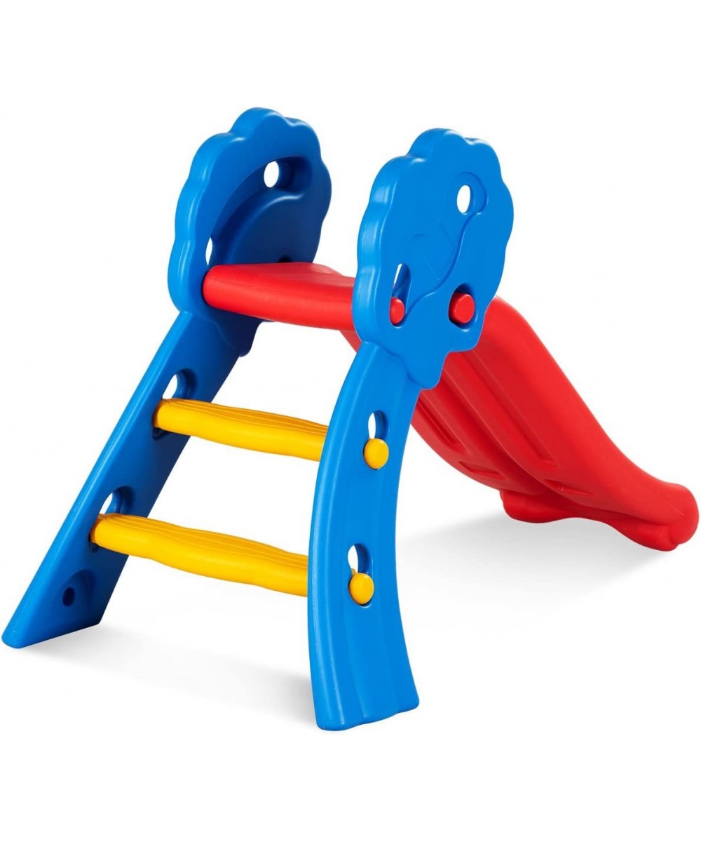 2-in-1 Children Slide Play Slide Freestanding Kids Slides with Ladder Indoor Outdoor Children Toy Toddler Climber and Slide P...