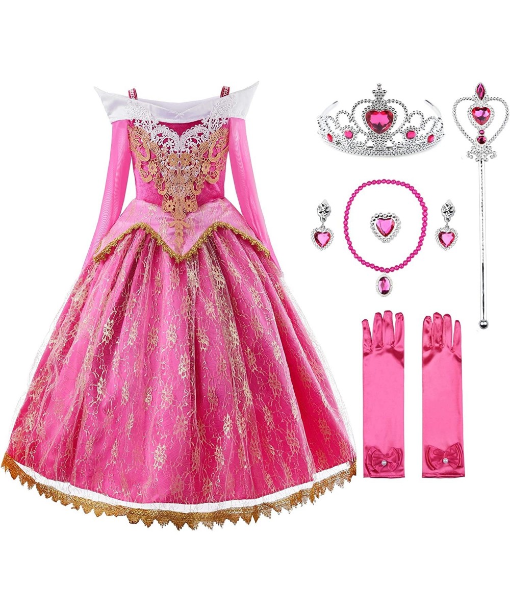 Girls Pink Princess Costume Halloween Cosplay Party Dress up $60.49 - Kids' Costumes