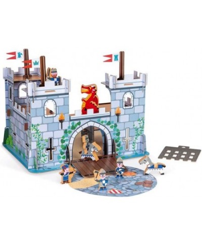 Story Box - Fortified Castle Play Set - 9 Pieces - Ages 3+ - J08582 $44.26 - Play Figure Playsets