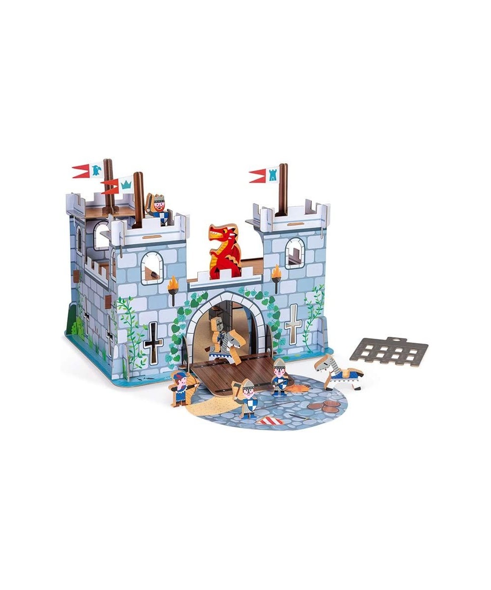 Story Box - Fortified Castle Play Set - 9 Pieces - Ages 3+ - J08582 $44.26 - Play Figure Playsets