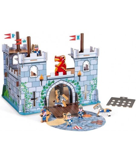 Story Box - Fortified Castle Play Set - 9 Pieces - Ages 3+ - J08582 $44.26 - Play Figure Playsets