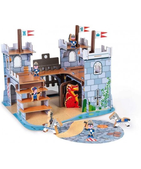 Story Box - Fortified Castle Play Set - 9 Pieces - Ages 3+ - J08582 $44.26 - Play Figure Playsets