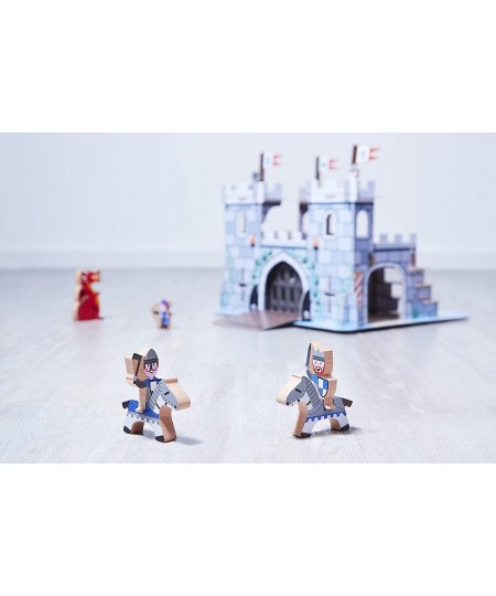 Story Box - Fortified Castle Play Set - 9 Pieces - Ages 3+ - J08582 $44.26 - Play Figure Playsets