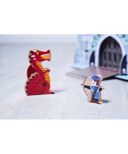 Story Box - Fortified Castle Play Set - 9 Pieces - Ages 3+ - J08582 $44.26 - Play Figure Playsets