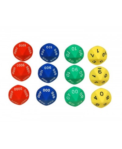 7429 Place Value Dice (Pack of 12) $21.91 - Early Development & Activity Toys