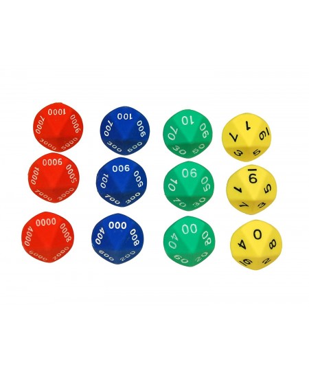 7429 Place Value Dice (Pack of 12) $21.91 - Early Development & Activity Toys